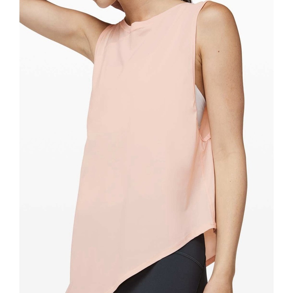 Lululemon Strength in Stance Tank Butter Pink Women's Size 8 - Picture 3 of 10
